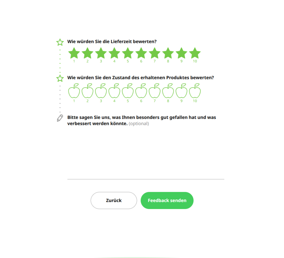 Kunden — Kunden-Feedback-Formulare