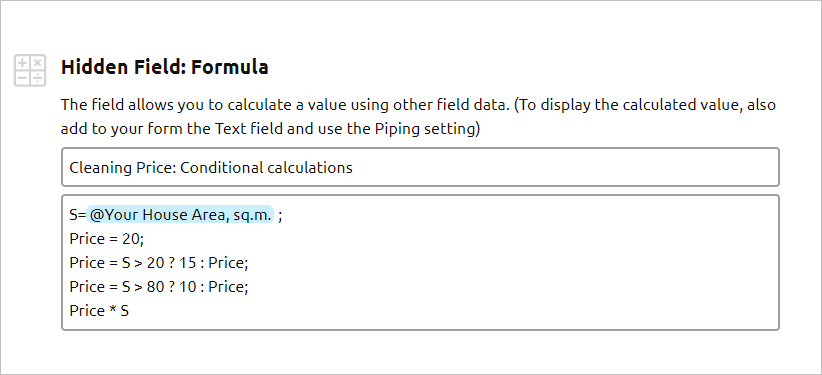 How to Use the Formula field