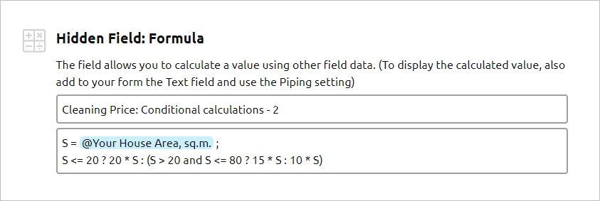 How to Use the Formula field