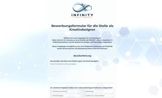 Bewerberfragebogen